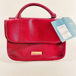 HEYS Shoulder Cross Body Bag Burgundy Handbag (07)